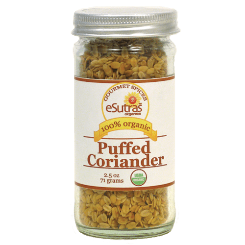 Coriander, Puffed